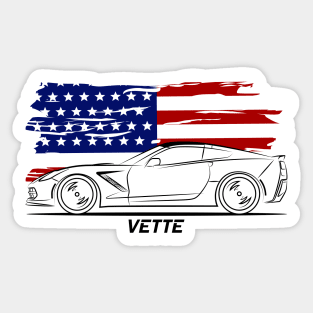 Racing Vette C7 Sticker